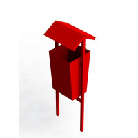 Вулична Урна для сміття з кришкою